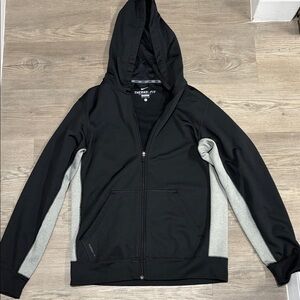 Nike Black Hoodie with Light Gray Side Panels